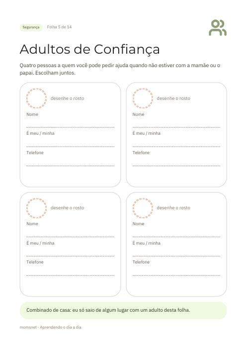 Adultos de confiança