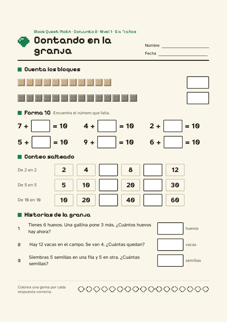 Block Quest Math — Conjunto 2