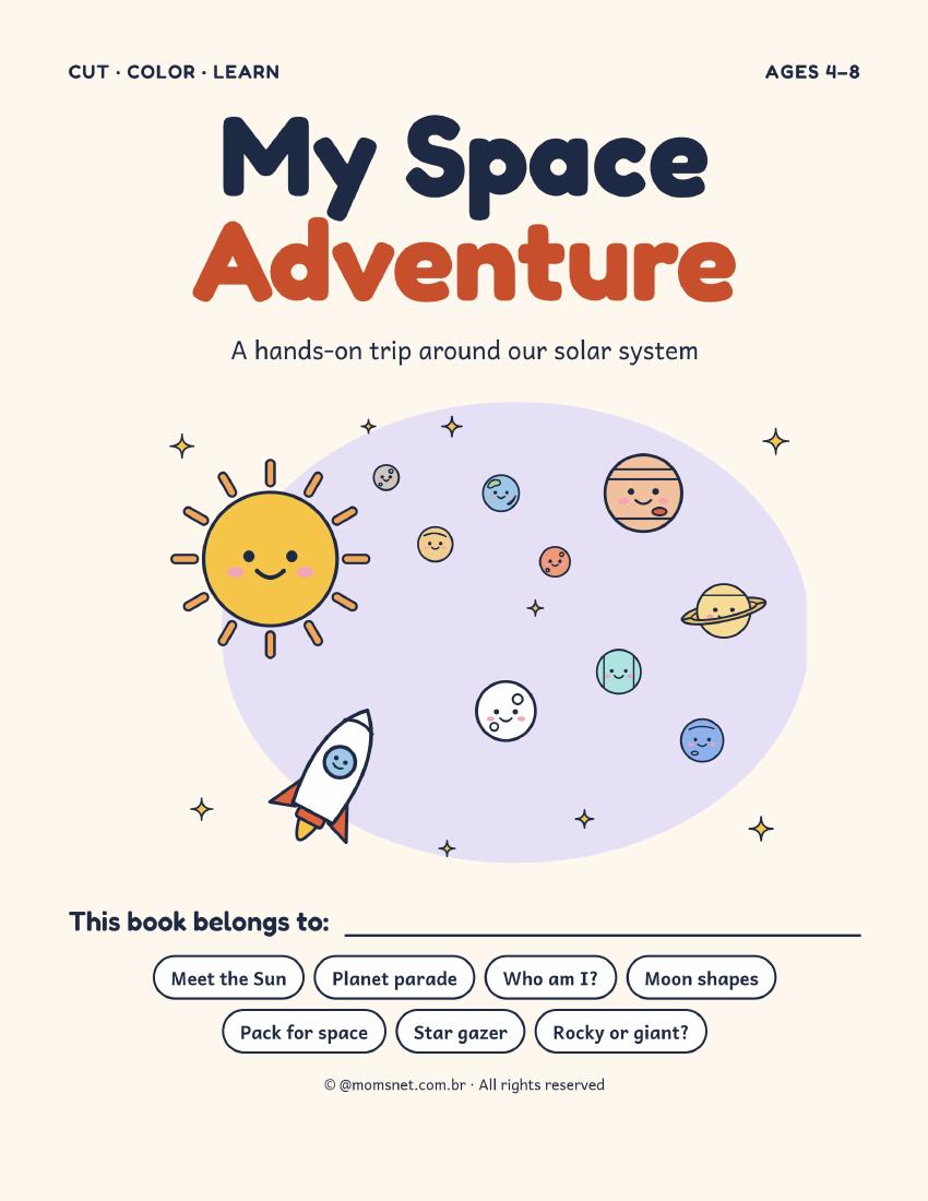 My Space Adventure — Ages 4–8