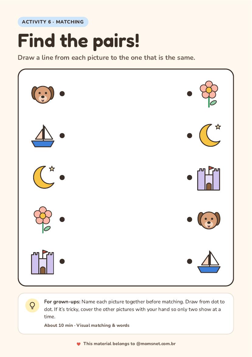 Activity preview: Find the pairs!