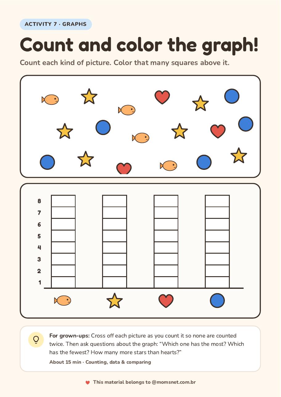 Activity preview: Count and color the graph!