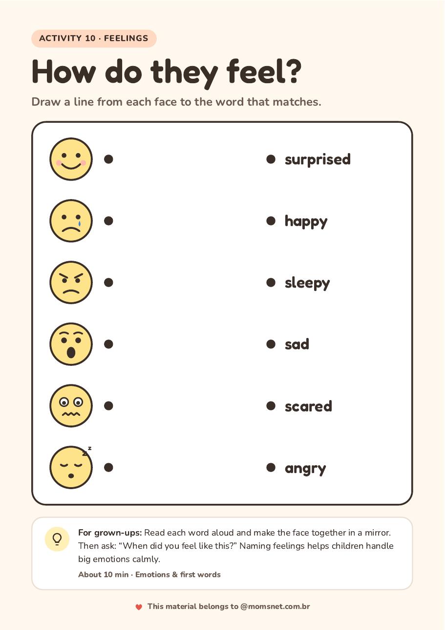 Activity preview: How do they feel?