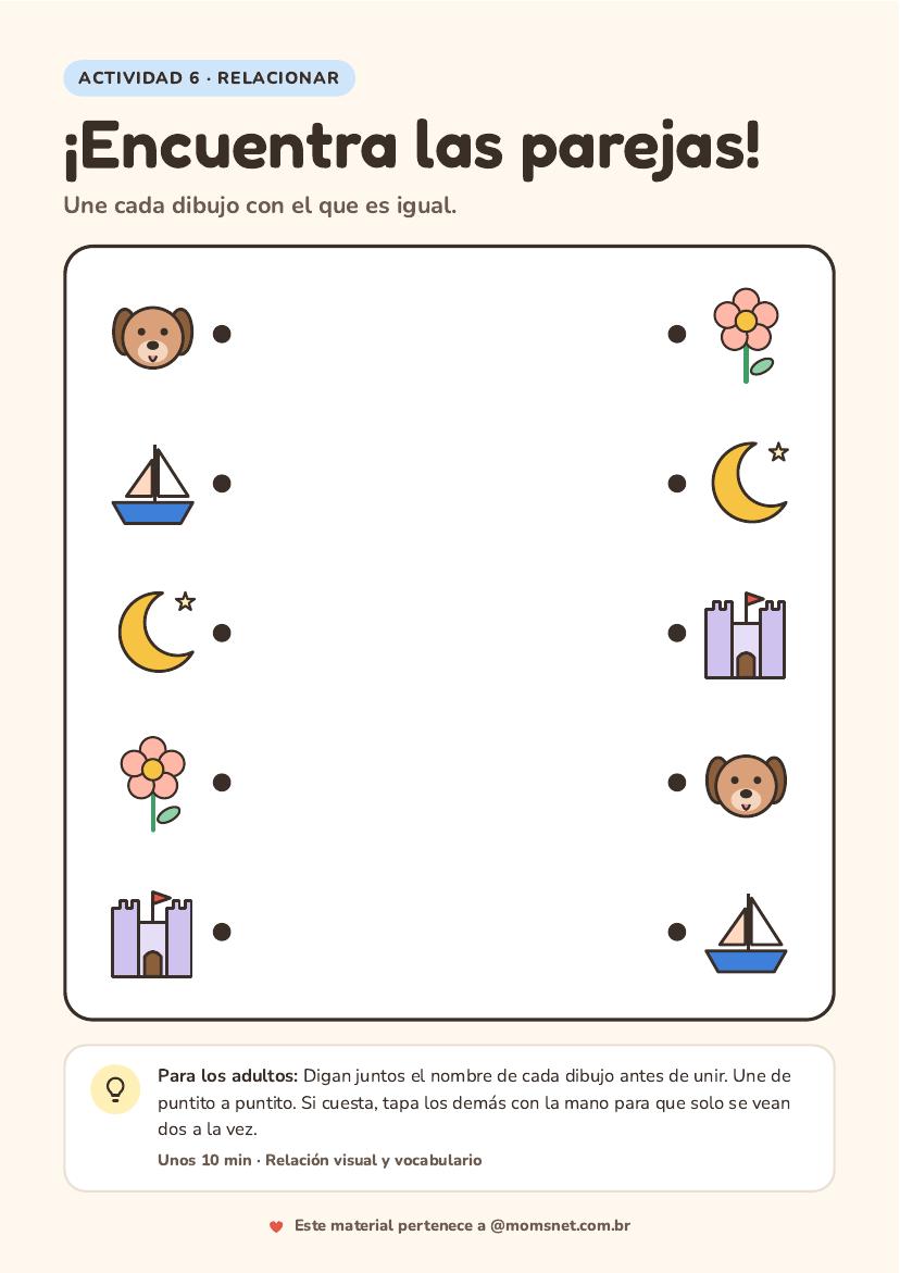 Vista previa de la actividad: ¡Encuentra las parejas!