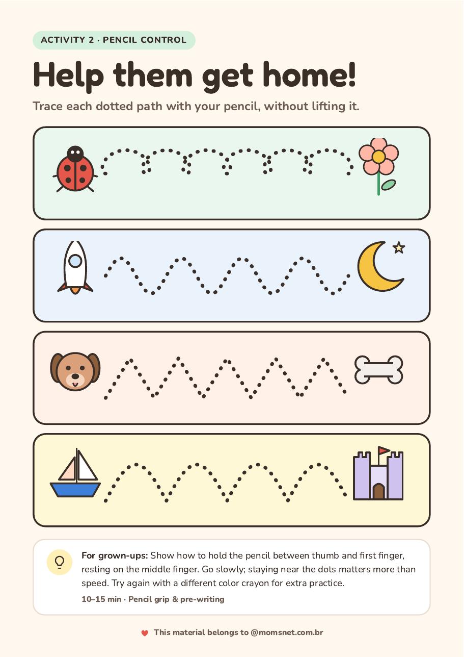 Activity preview: Trace the paths!