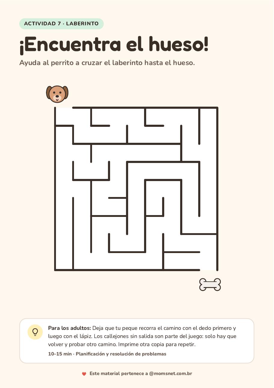Vista previa de la actividad: ¡Encuentra el hueso!