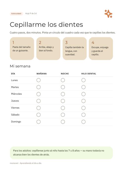 Cepillarme los dientes