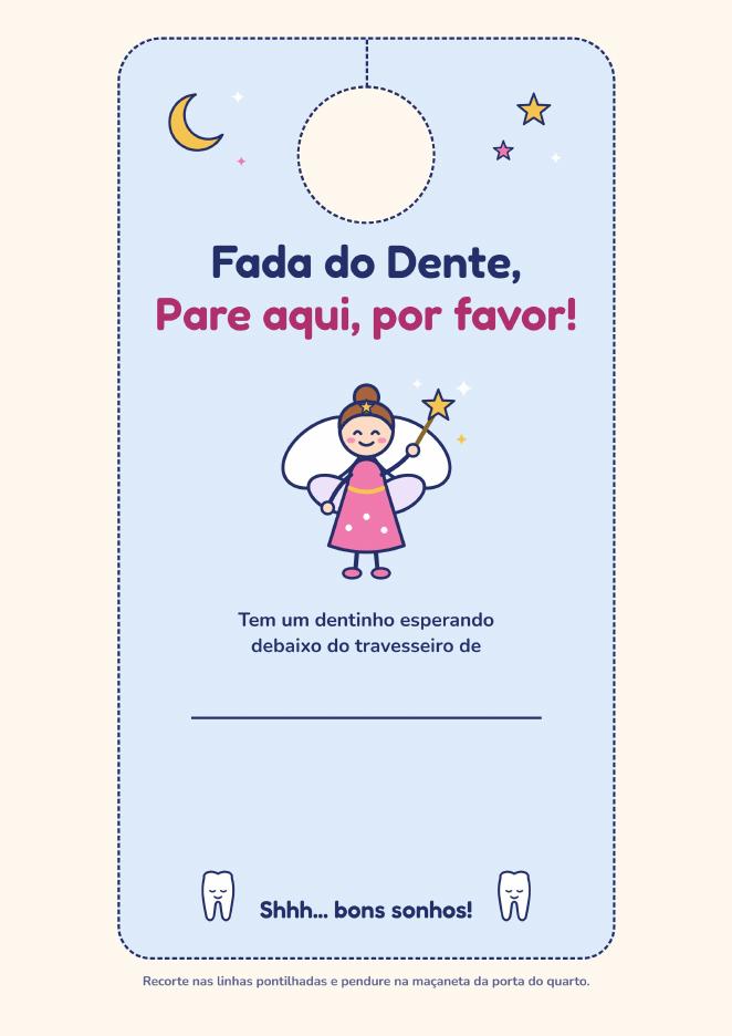 Aviso para a porta