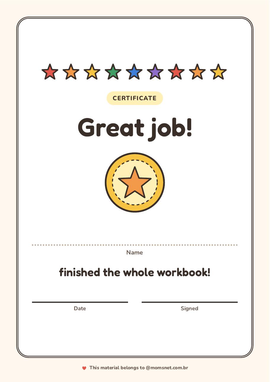 Activity preview: Certificate of completion