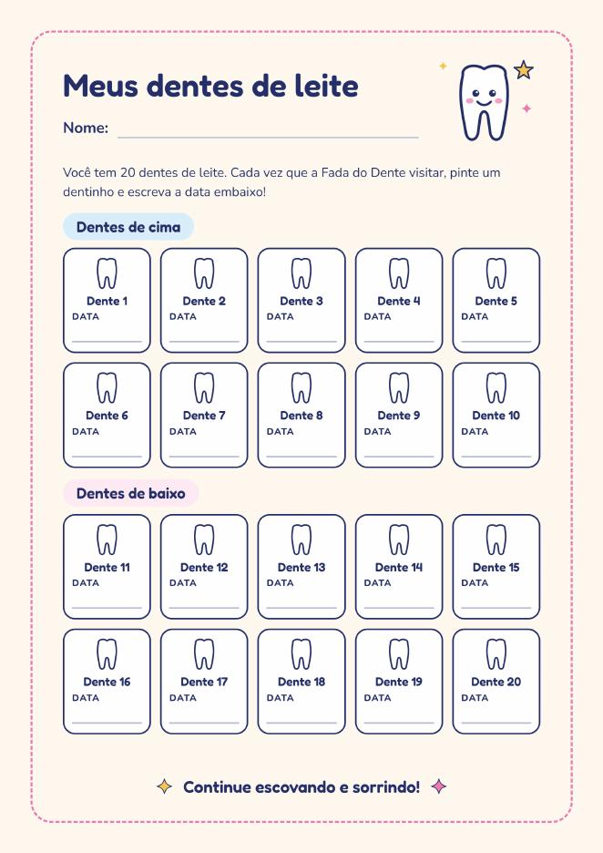 Acompanhamento dos dentes
