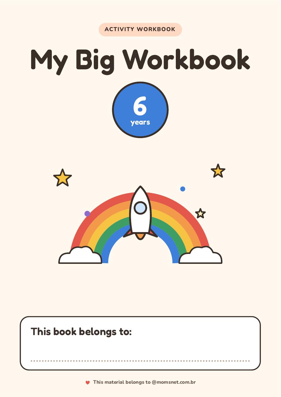 Cover of My Big Workbook for 6-year-olds