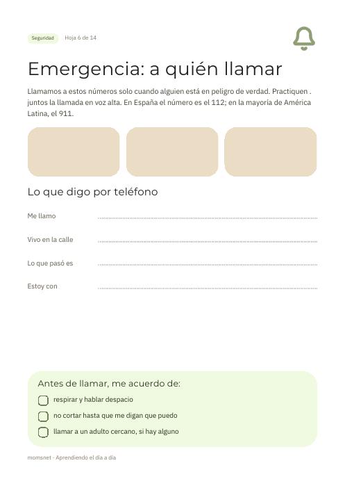 Emergencia: a quién llamar