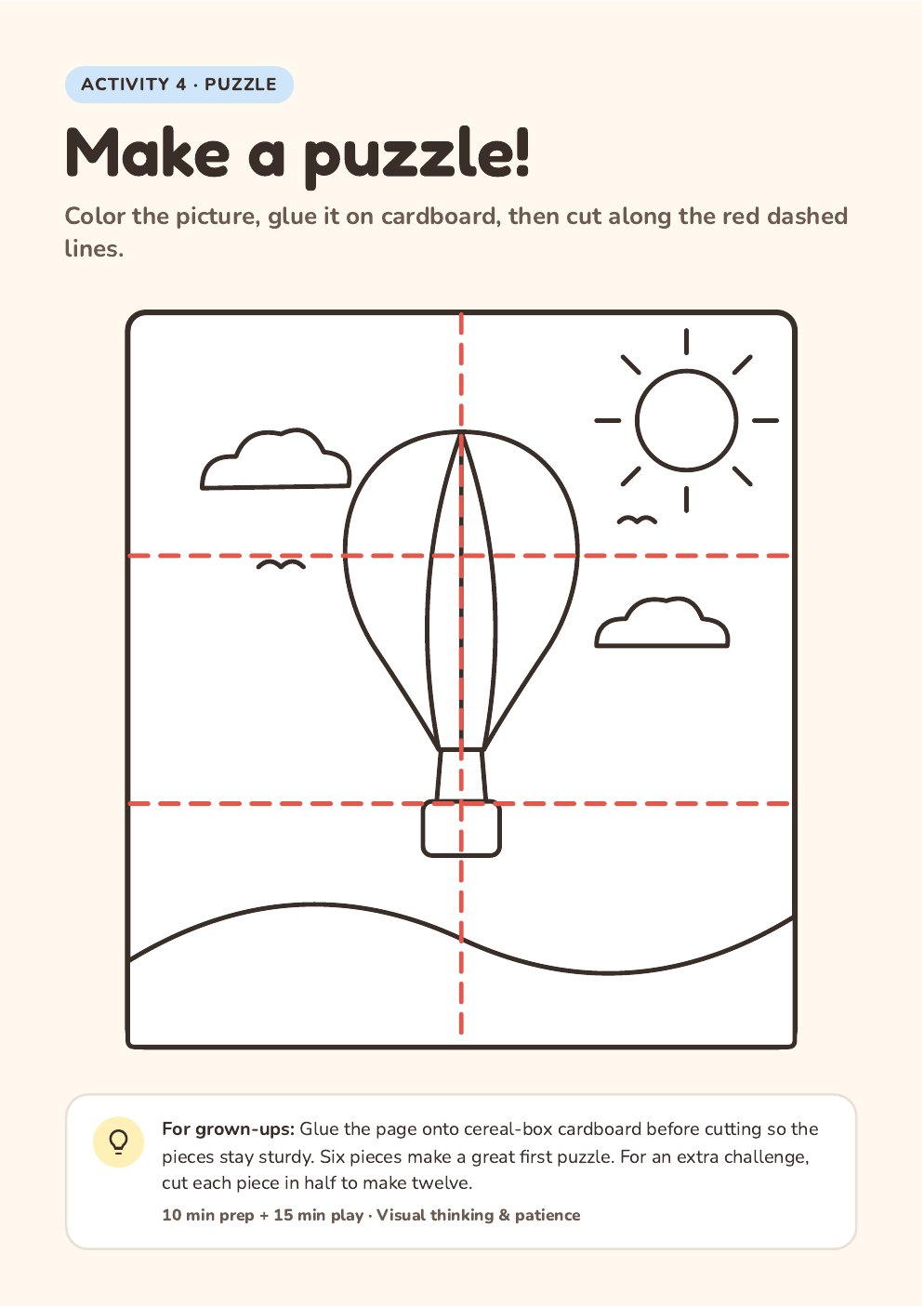 Activity preview: Make a puzzle