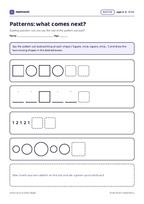 Pattern sequences