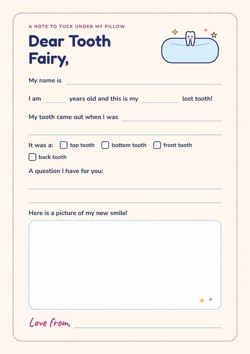 Note to the Tooth Fairy