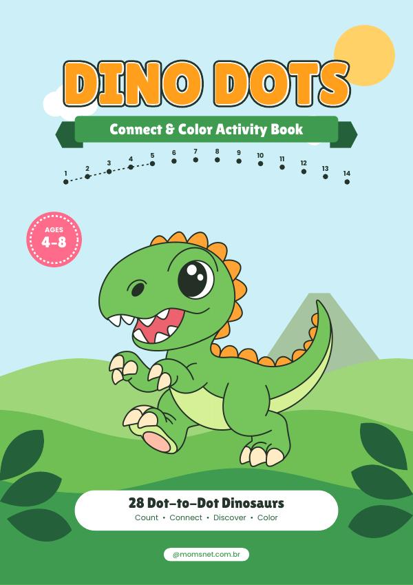 Dino Dots: Connect and Color