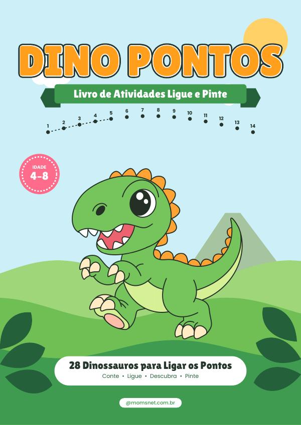 Dino Pontos: Ligue e Pinte
